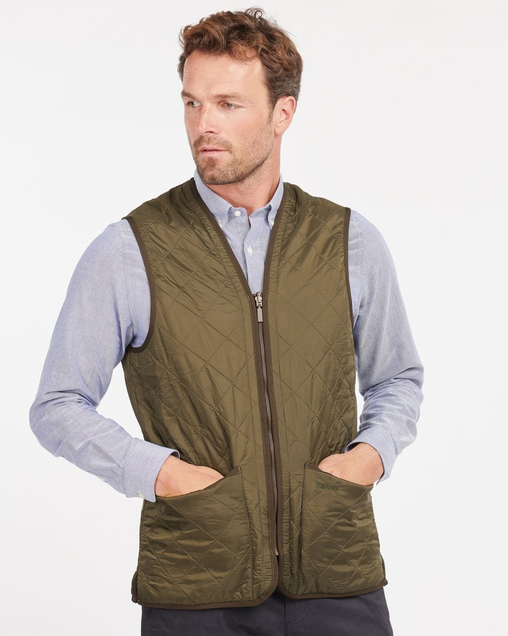 Barbour Polarquilt Mens Waistcoat/Zip-In Liner
