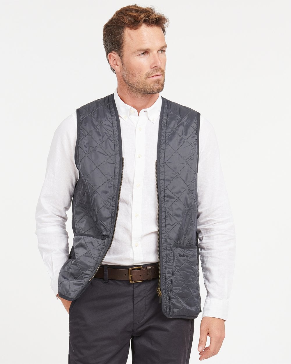 Barbour Polarquilt Mens Waistcoat/Zip-In Liner