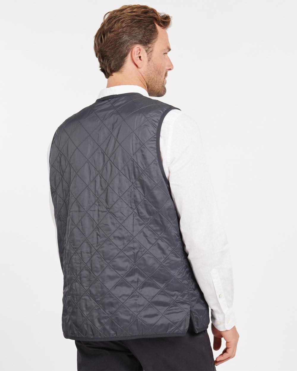 Barbour Polarquilt Mens Waistcoat/Zip-In Liner - Navy