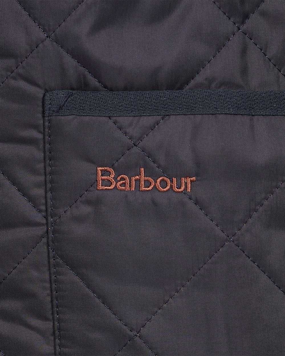 Barbour Quilted Mens Waistcoat/Zip-In Liner - Navy/Dress