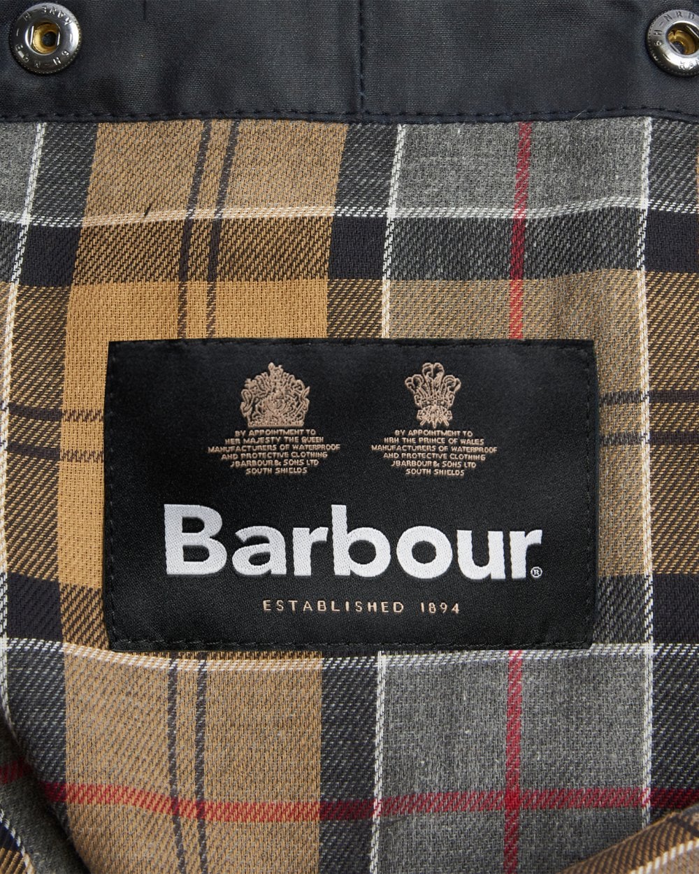 Barbour Wax Cotton Hood - Navy