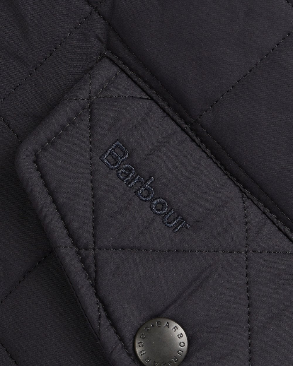 Barbour Powell Mens Quilted Jacket - Navy