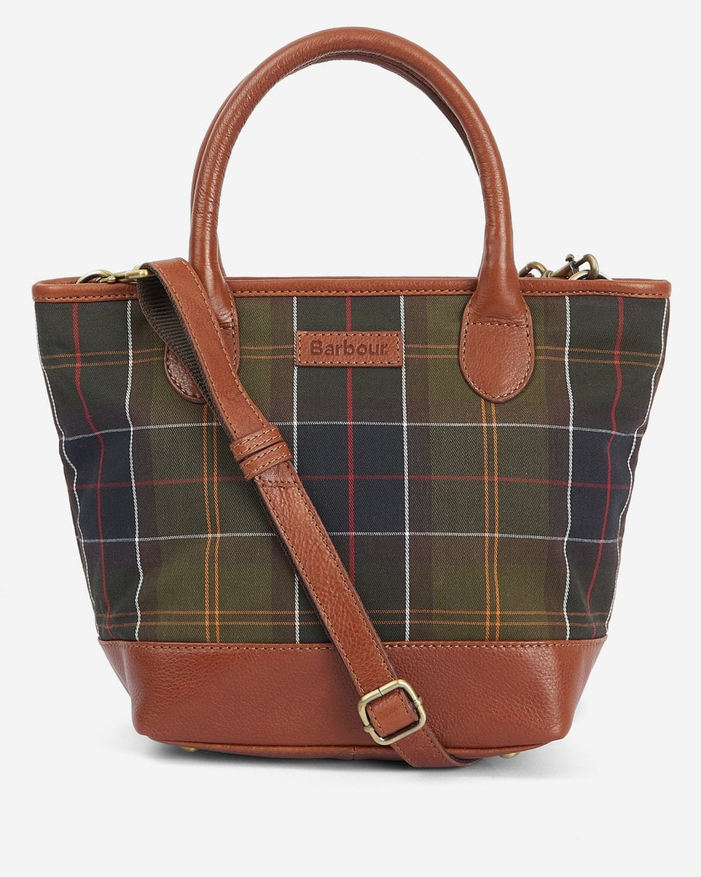 Barbour Katrine Womens Tartan Leather Tote