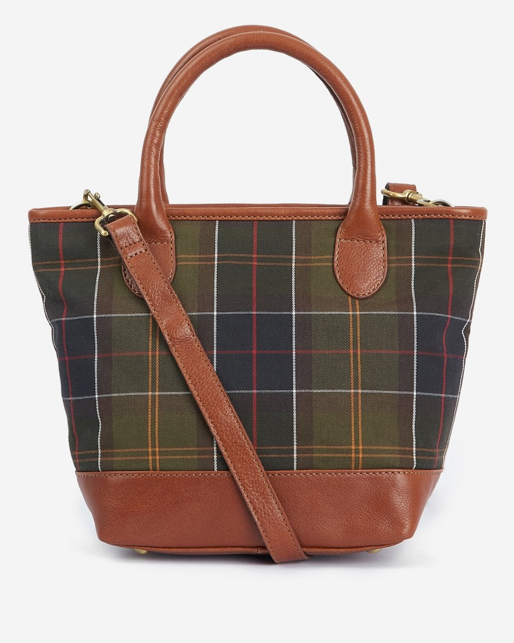 Barbour Katrine Womens Tartan Leather Tote