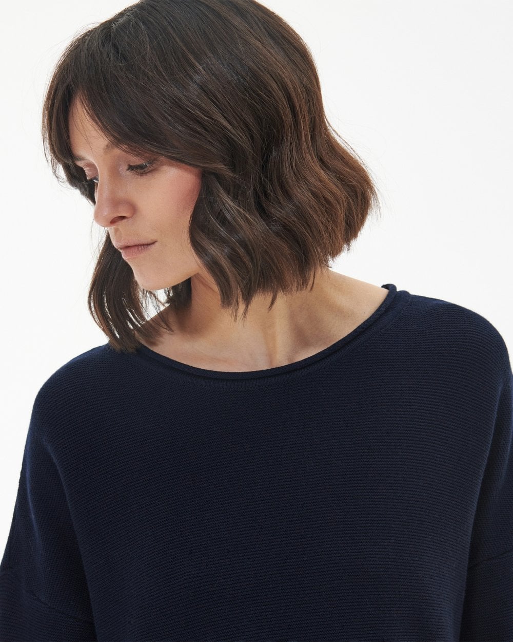 Barbour Marine Womens Jumper - Navy