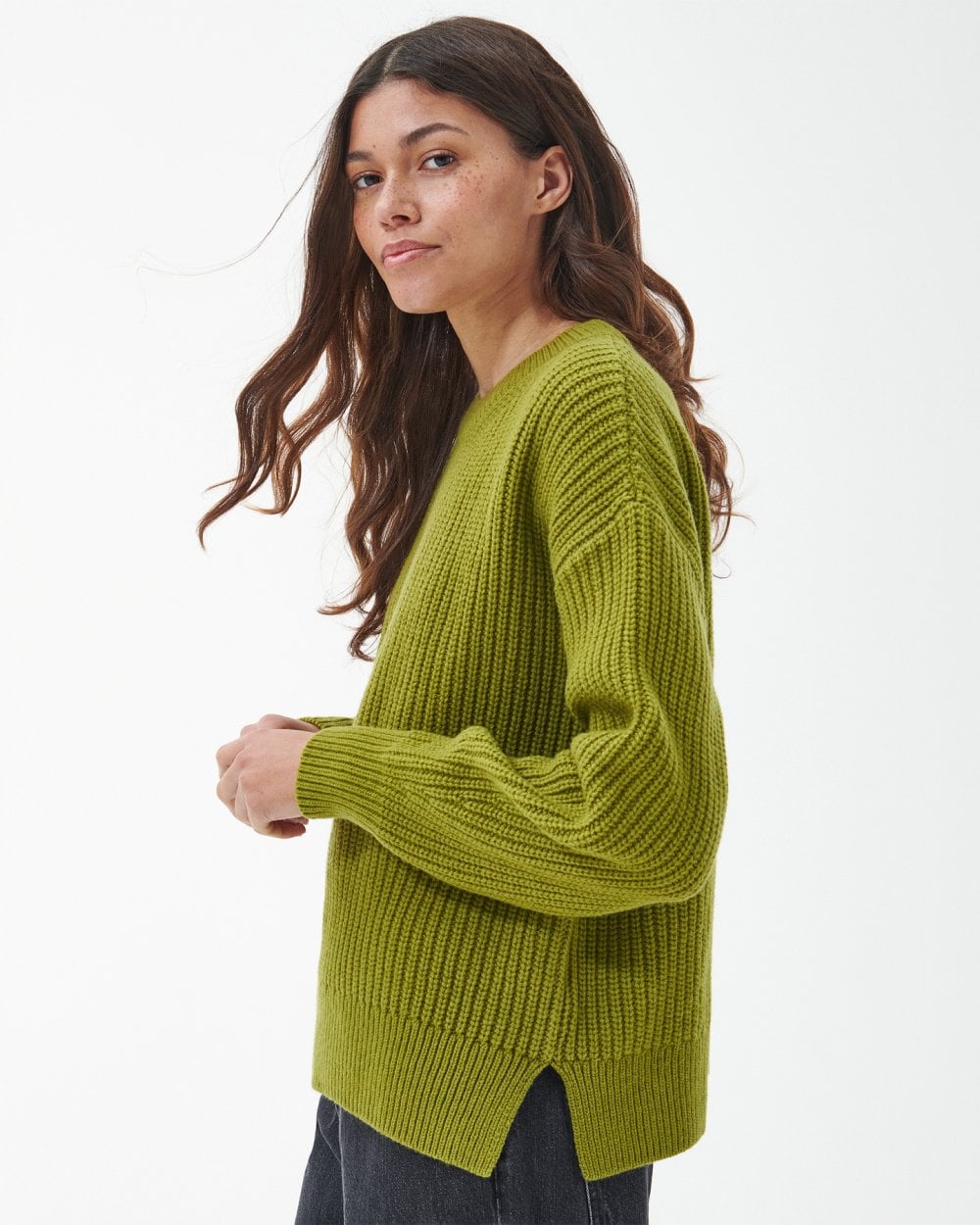 Barbour Horizon Womens Ribbed Jumper