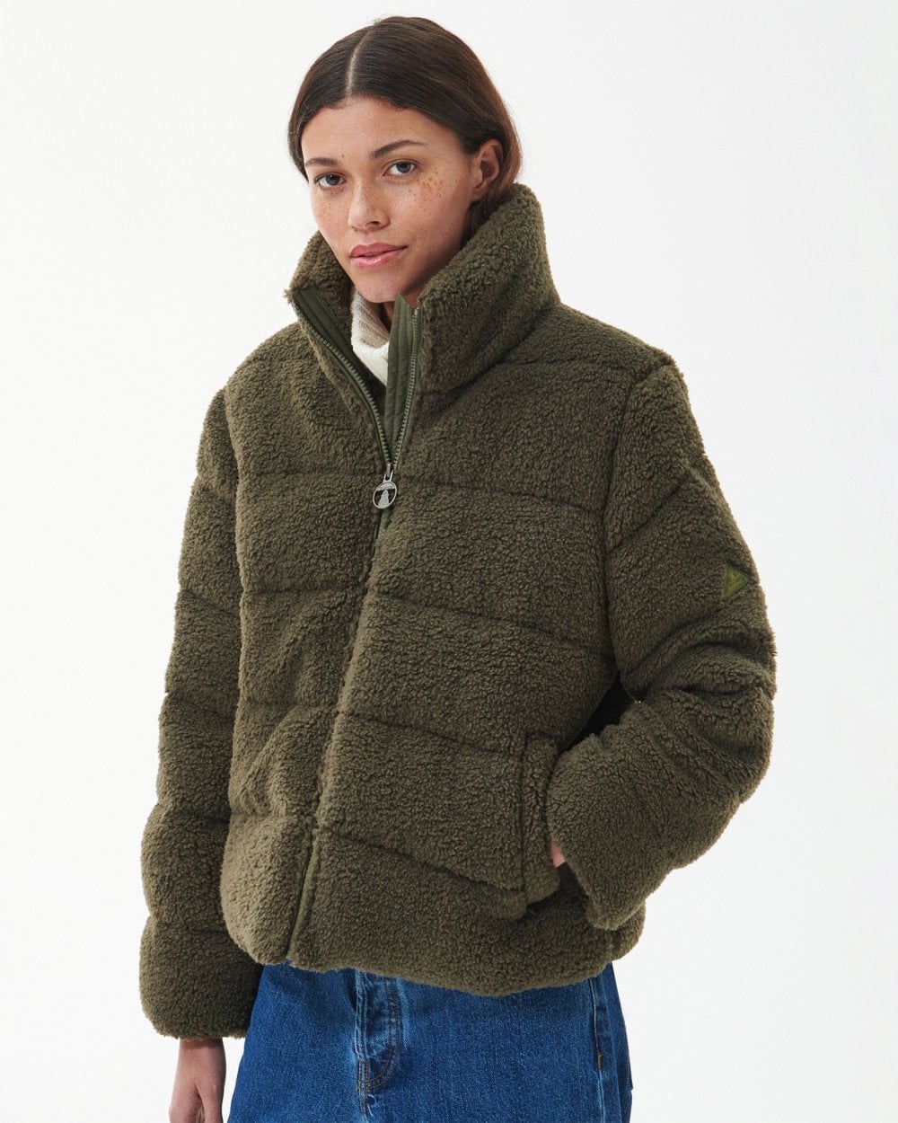 Barbour Lichen Womens Teddy Quilt Jacket