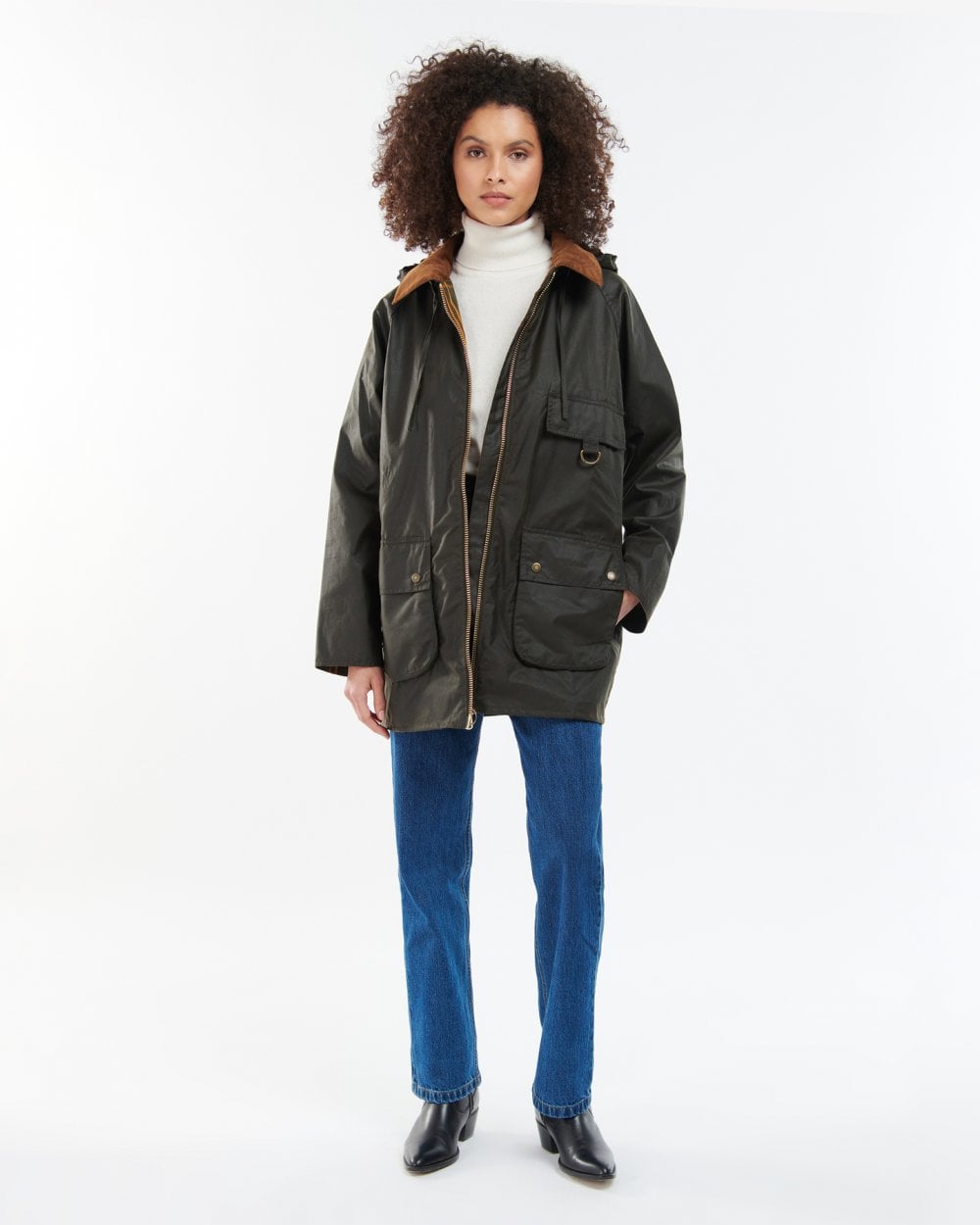 Barbour Highclere Womens Wax Jacket - Olive