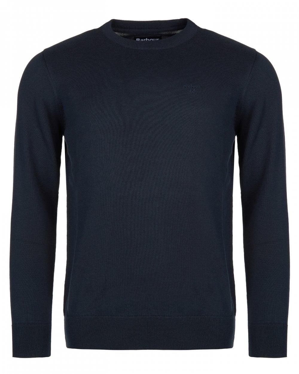Barbour Pima Cotton Mens Crew Sweatshirt - Navy