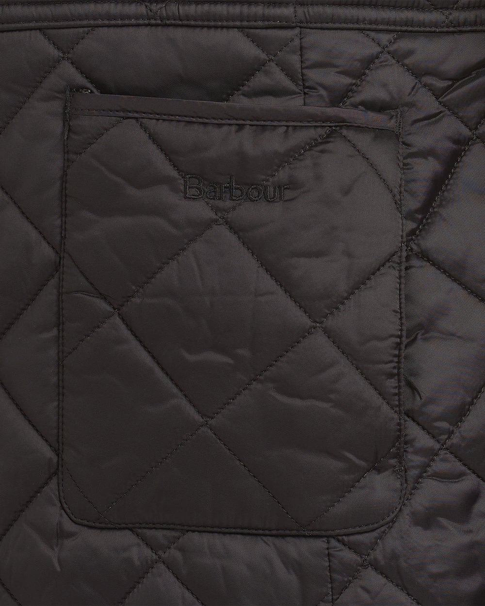 Barbour Deveron Quilted Womens Jacket - Black/Olive