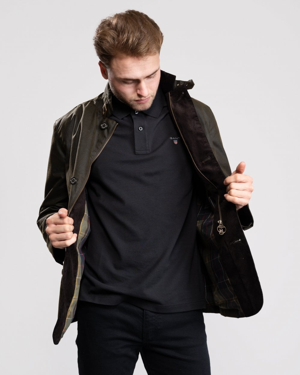 Barbour Barbour Lutz Mens Wax Jacket