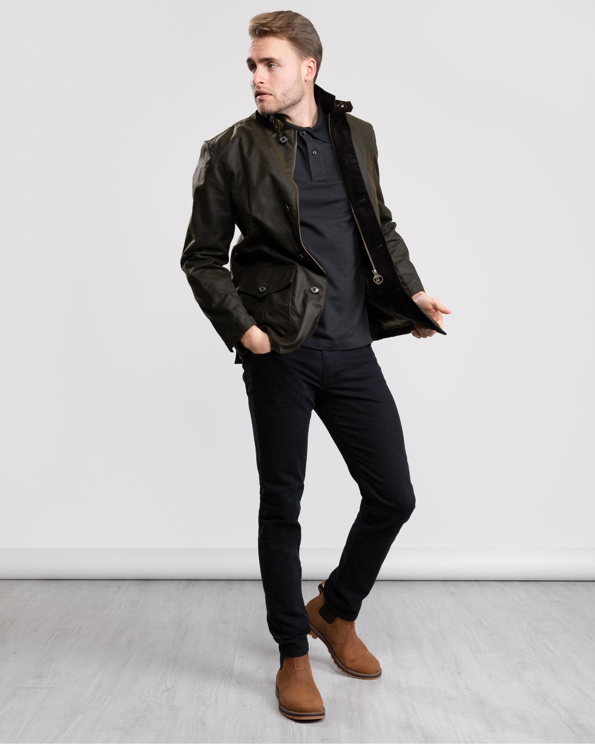 Barbour Barbour Lutz Mens Wax Jacket