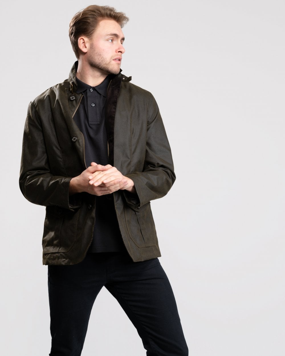 Barbour Barbour Lutz Mens Wax Jacket