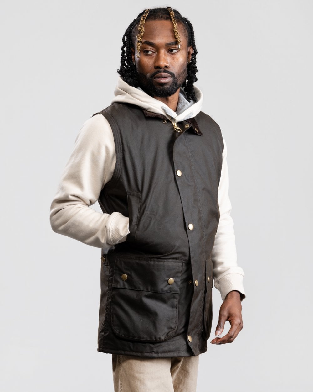 Barbour Westmorland Mens Wax Gilet