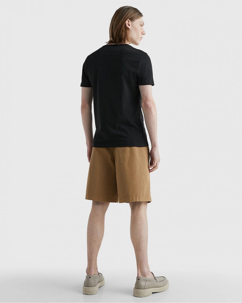 Tommy Hilfiger Mens Core Tommy Logo Tee - Black