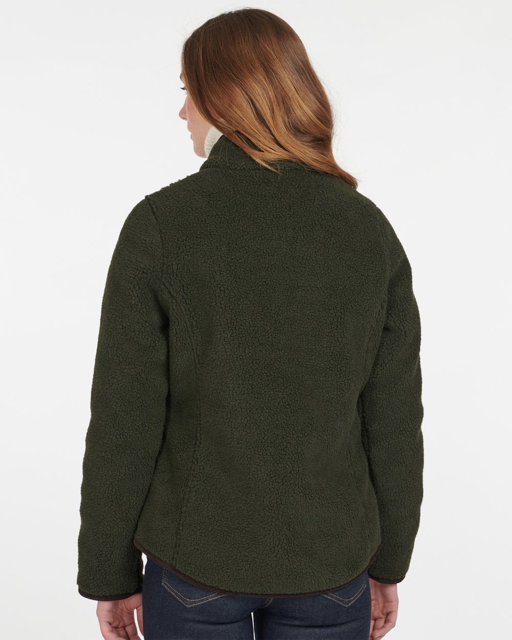 Barbour Lavenham Fleece Womens Jacket - Olive/Classic