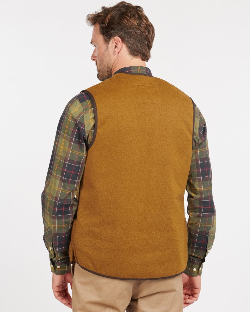 Barbour Warm Pile Waistcoat Zip-In Liner - Brown