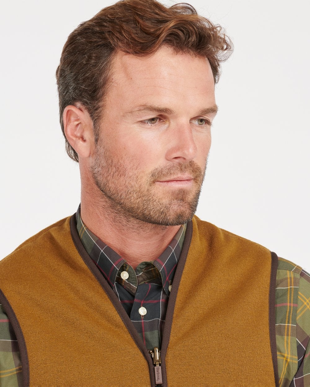 Barbour Warm Pile Waistcoat Zip-In Liner - Brown