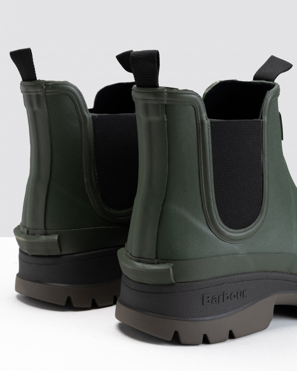 Barbour Nimbus Chelsea Style Mens Wellingtons - Olive