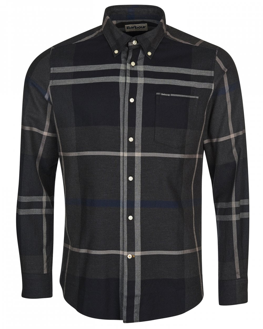 Barbour Dunoon Tailored Mens Shirt - Graphite