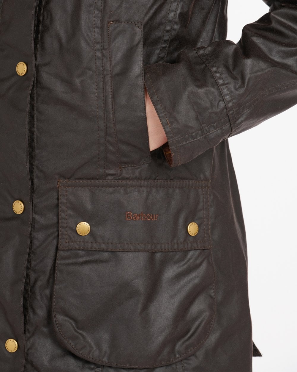 Barbour Beadnell Womens Wax Jacket - Rustic