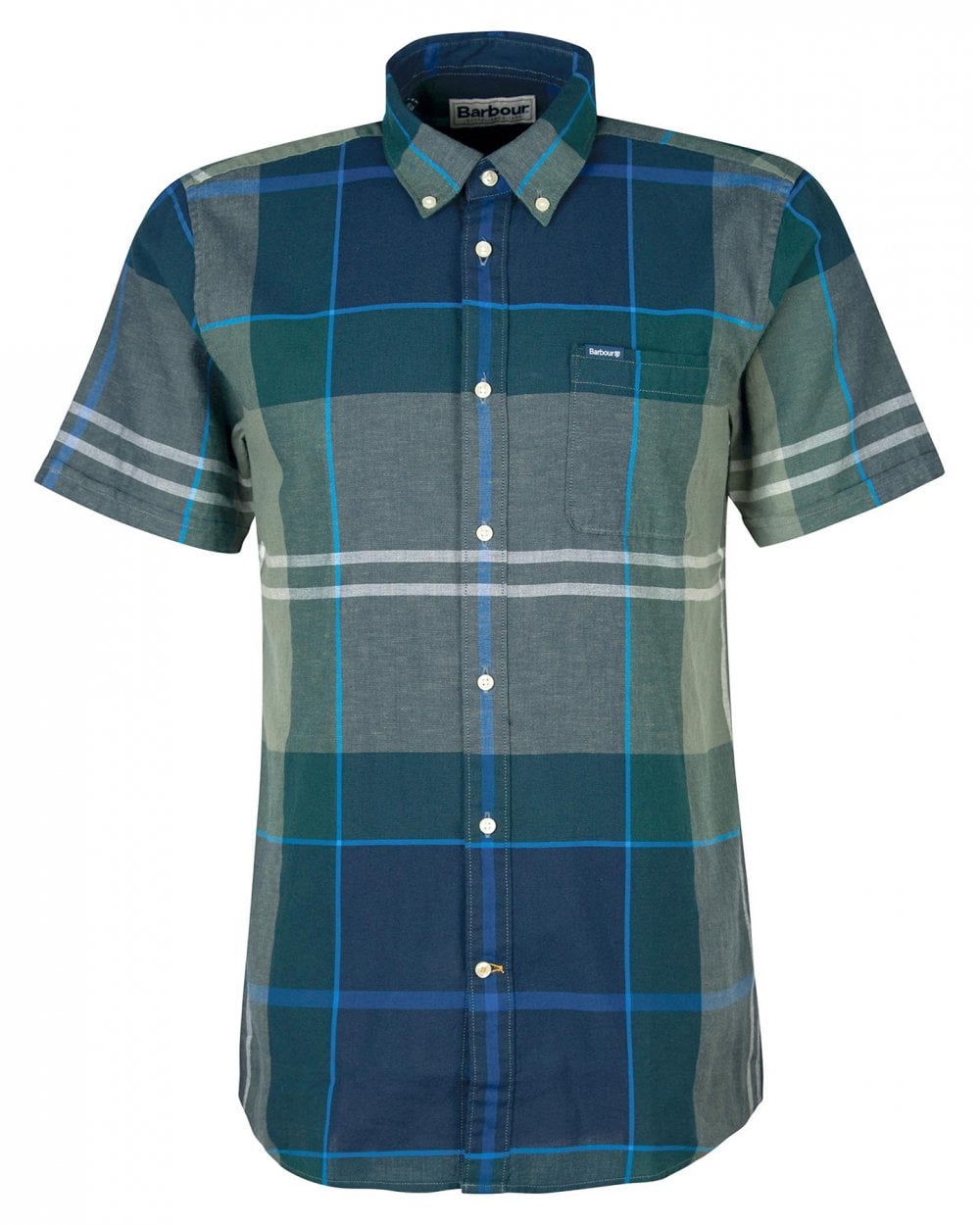 Barbour Douglas Mens Tailored Shirt - Kielder Blue Tartan