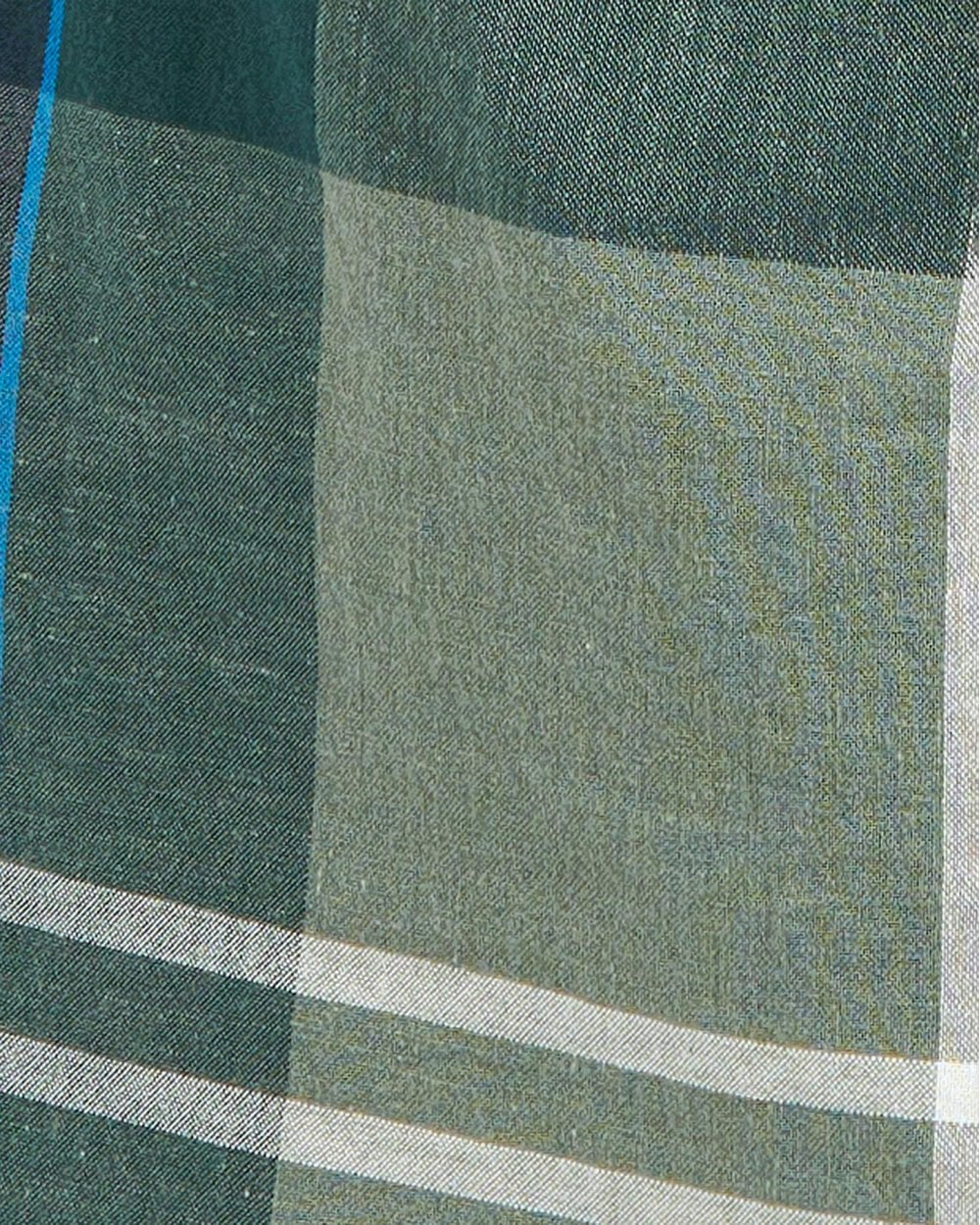 Barbour Douglas Mens Tailored Shirt - Kielder Blue Tartan