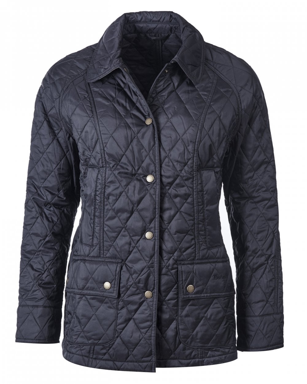 Barbour Summer Beadnell Womens Quilted Jacket - Navy