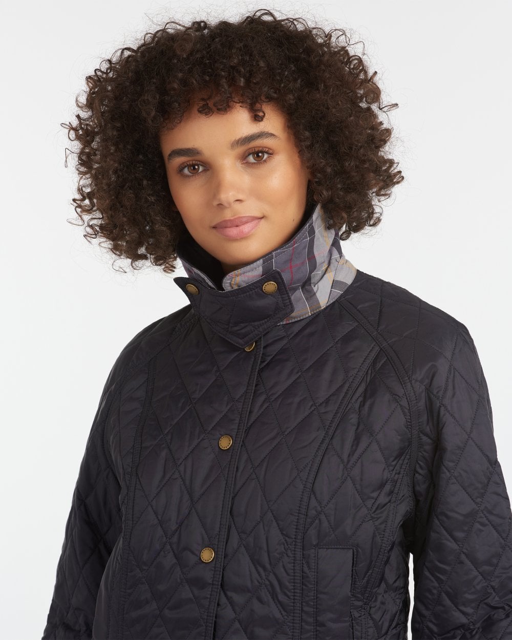 Barbour Summer Beadnell Womens Quilted Jacket - Navy
