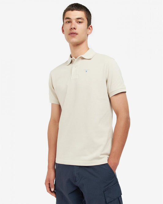 Barbour Mens Sports Polo Shirt - Mist