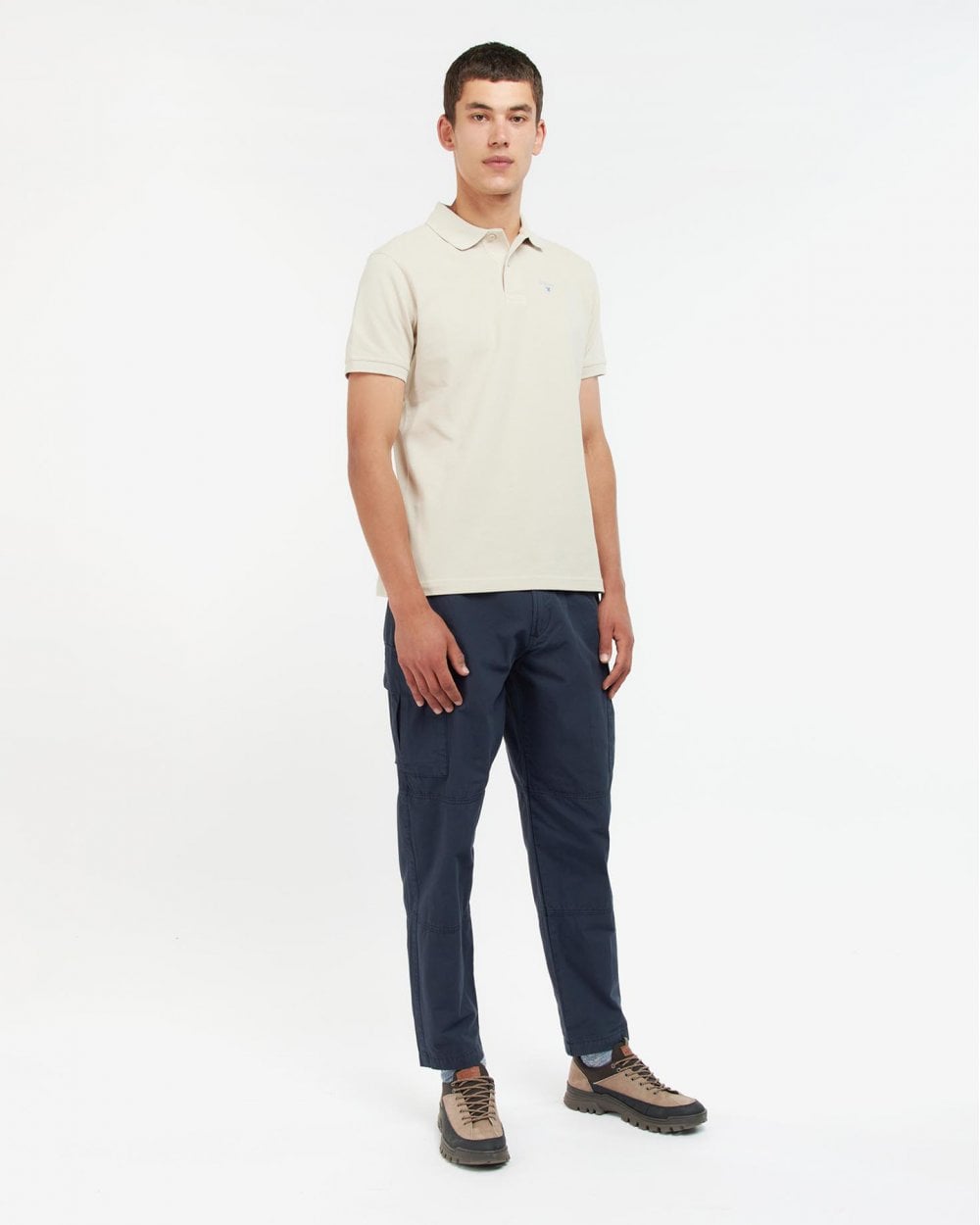 Barbour Mens Sports Polo Shirt - Mist