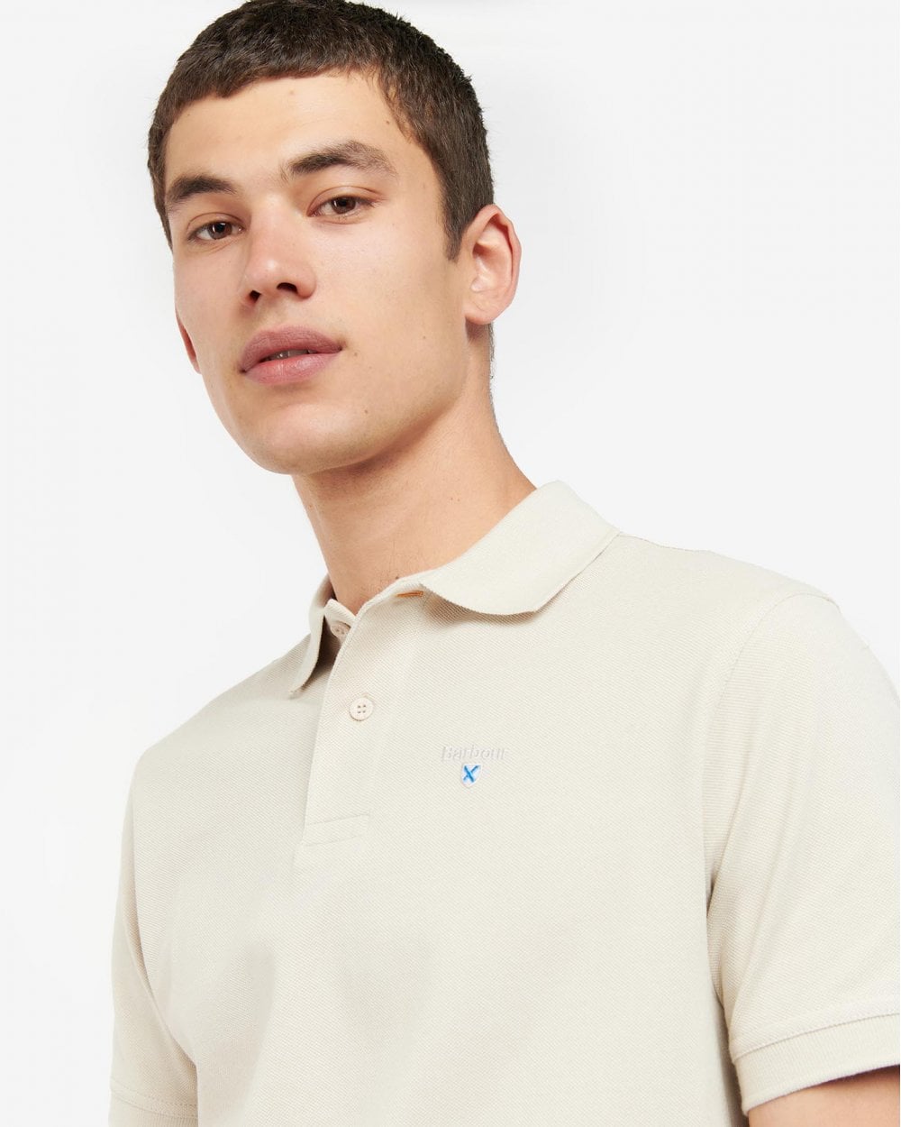 Barbour Mens Sports Polo Shirt - Mist