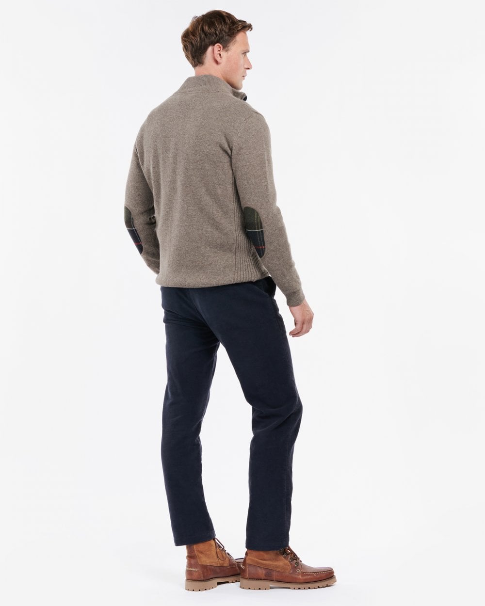 Barbour Holden Mens Half Zip - Military Marl