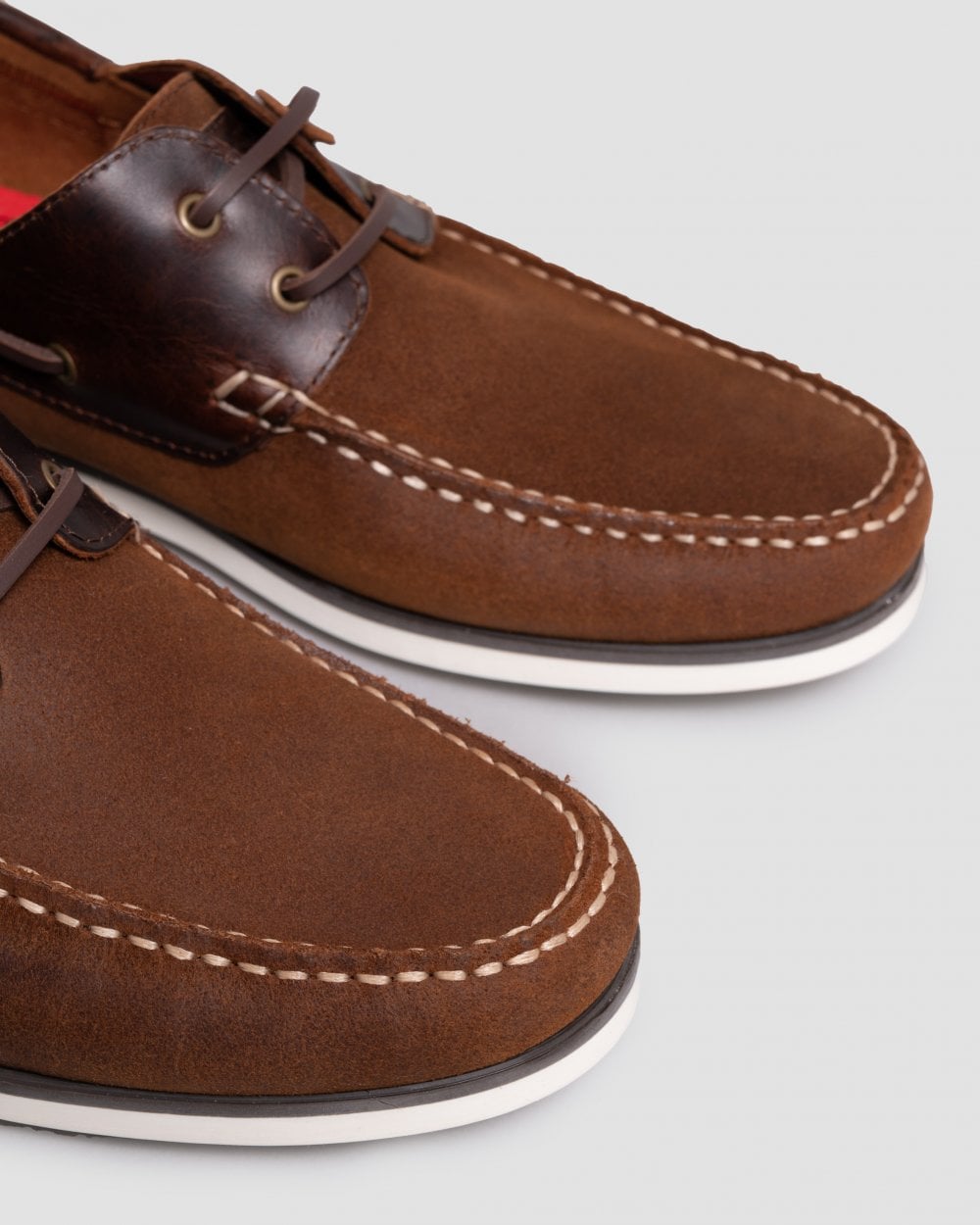 Barbour Wake Mens Boat Shoes - Beige