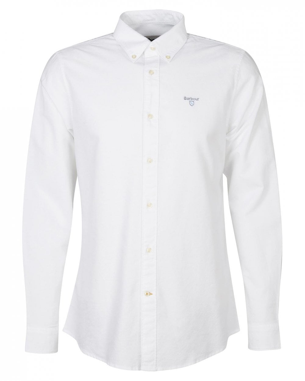 Barbour Oxtown Long Sleeve Mens Tailored Shirt - White
