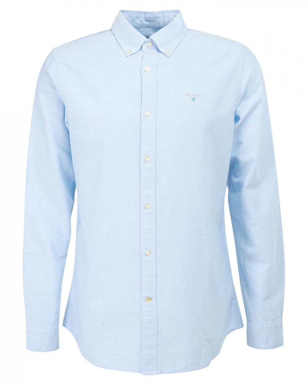 Barbour Oxtown Long Sleeve Mens Tailored Shirt - Sky