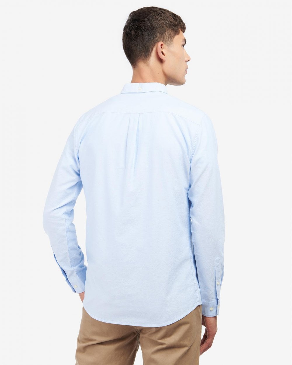 Barbour Oxtown Long Sleeve Mens Tailored Shirt - Sky