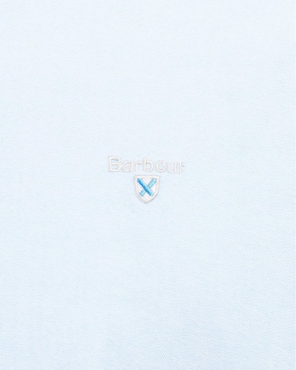 Barbour Oxtown Long Sleeve Mens Tailored Shirt - Sky