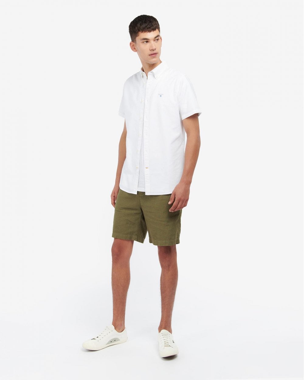 Barbour Oxtown Mens Tailored Shirt - White