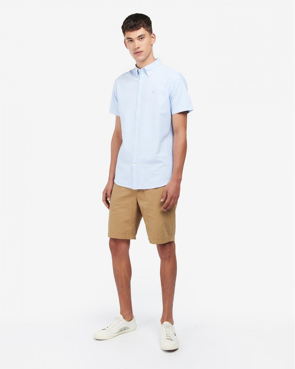 Barbour Oxtown Mens Tailored Shirt - Sky