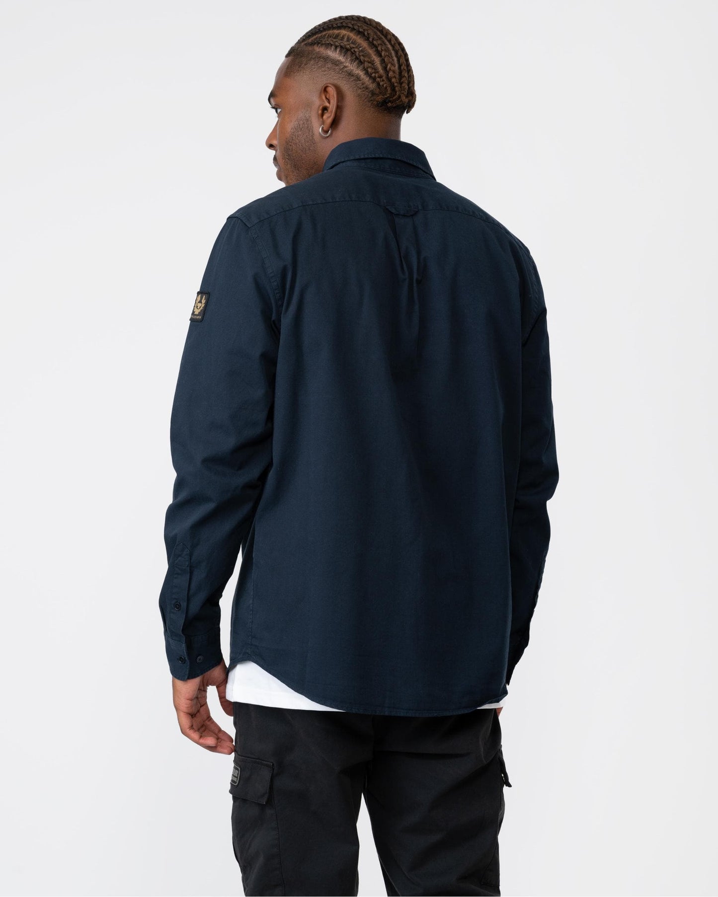 Belstaff Scale Mens Shirt - Dark Ink
