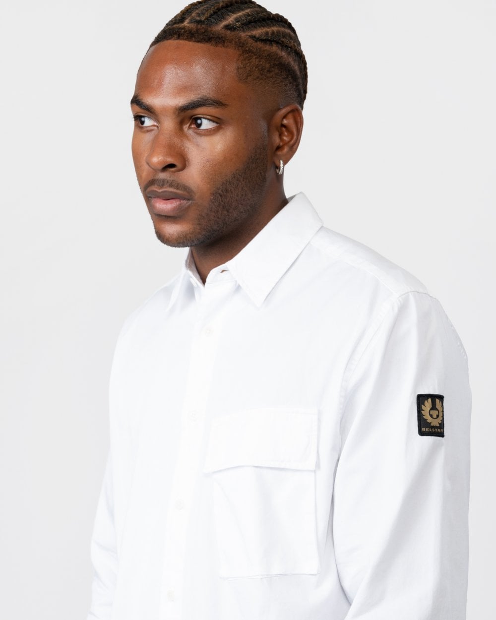 Belstaff Scale Mens Shirt - White