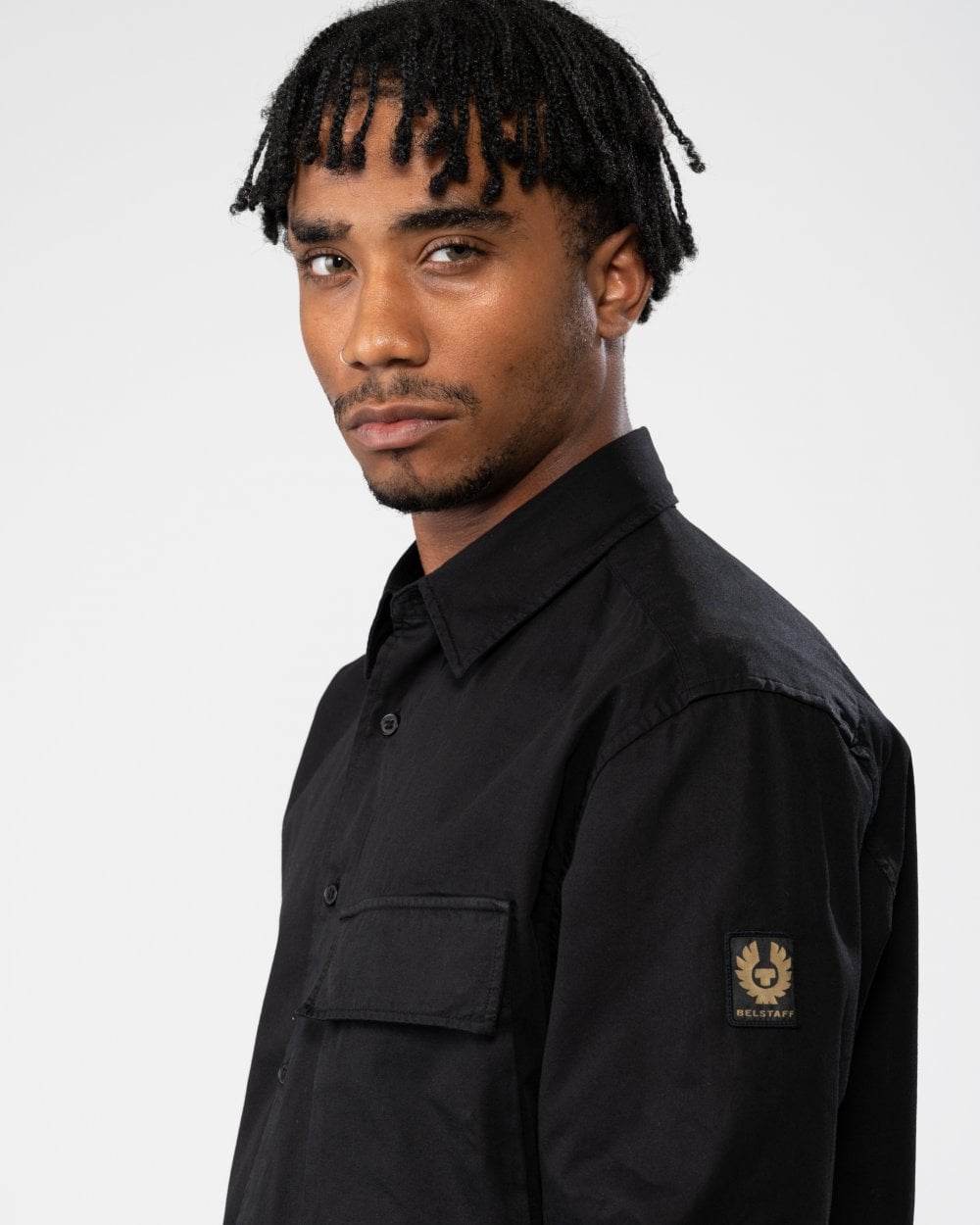 Belstaff Scale Mens Shirt - Black