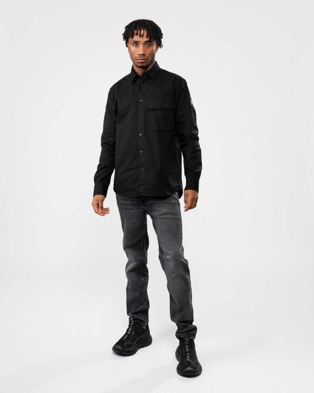 Belstaff Scale Mens Shirt - Black