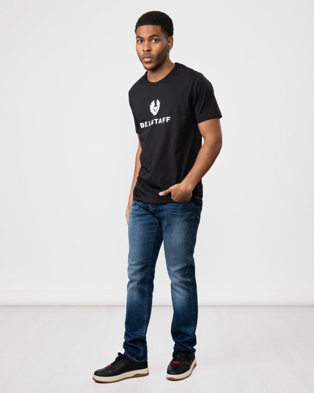 Belstaff Signature Mens T-Shirt - Black