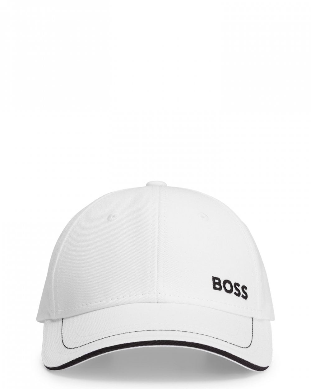BOSS Green Cap-1 Mens Cotton-Twill Cap With Logo Detail NOS - White 100