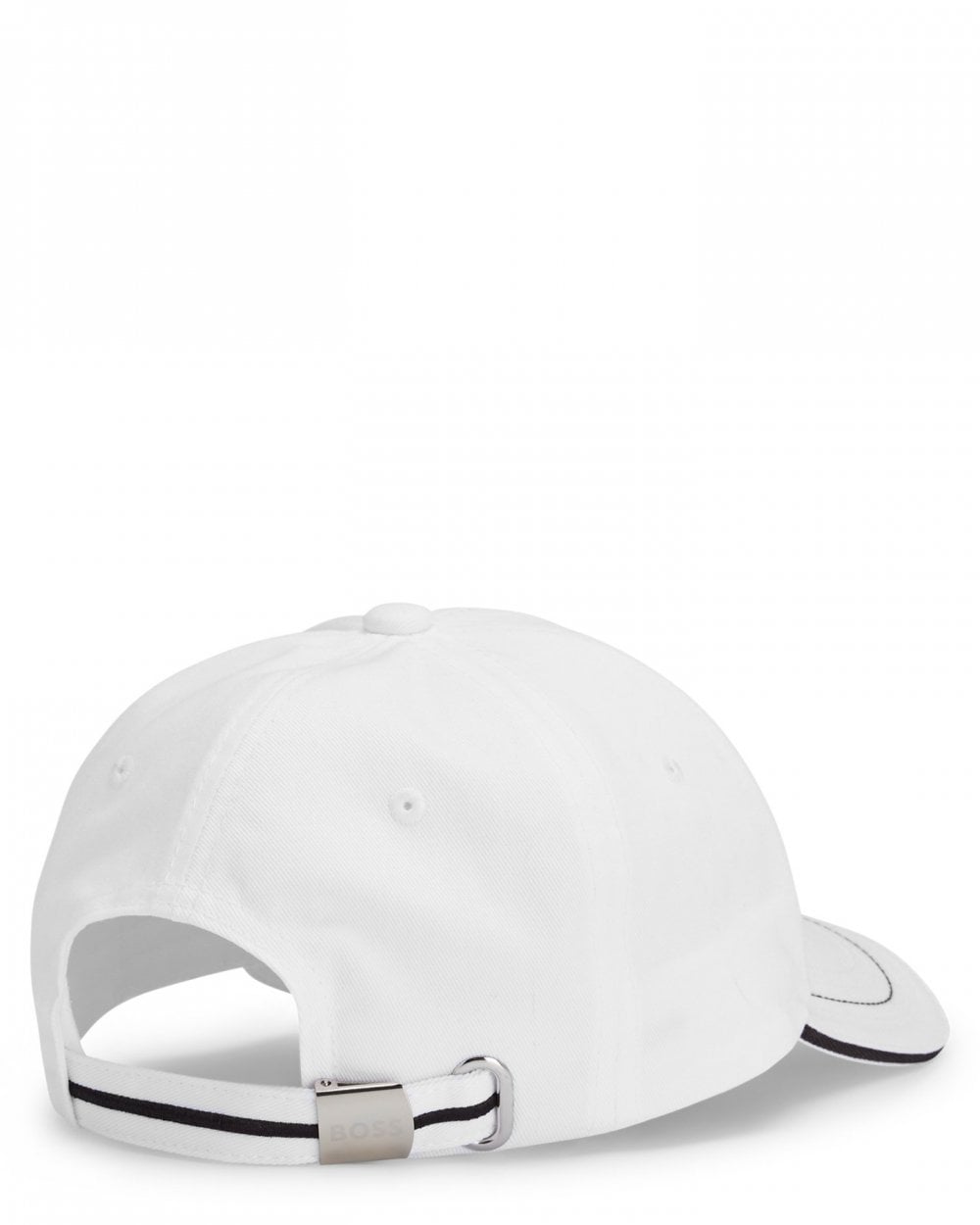 BOSS Green Cap-1 Mens Cotton-Twill Cap With Logo Detail NOS - White 100