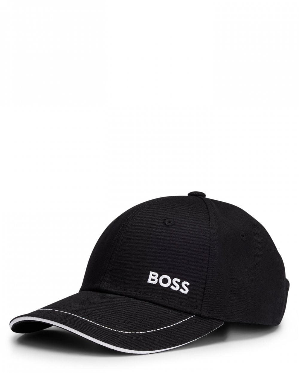 BOSS Green Cap-1 Mens Cotton-Twill Cap With Logo Detail NOS - Black 001