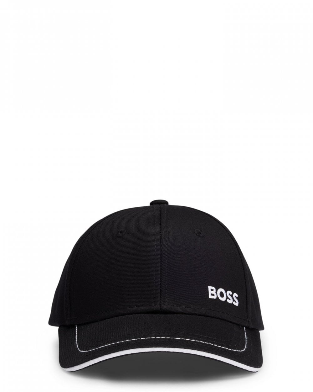 BOSS Green Cap-1 Mens Cotton-Twill Cap With Logo Detail NOS - Black 001