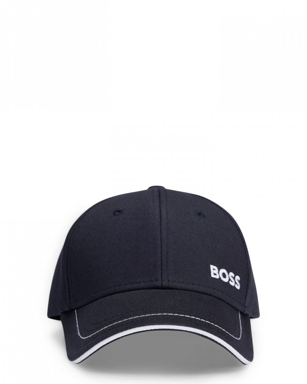 BOSS Green Cap-1 Mens Cotton-Twill Cap With Logo Detail NOS - Dark Blue 402